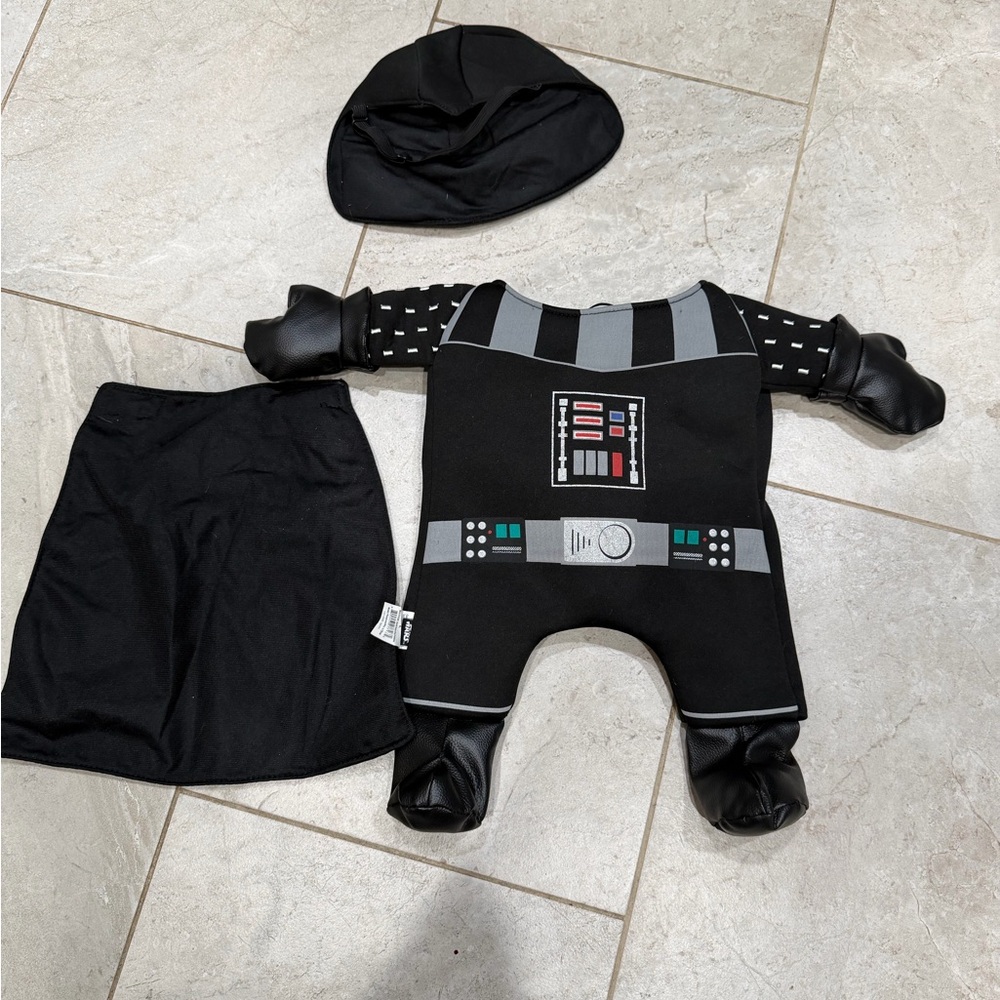 Star Wars Black and Gray Dog Darth Vader Costume